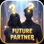 Future Partner prediction icon featuring mysterious silhouettes of a potential spouse or lover