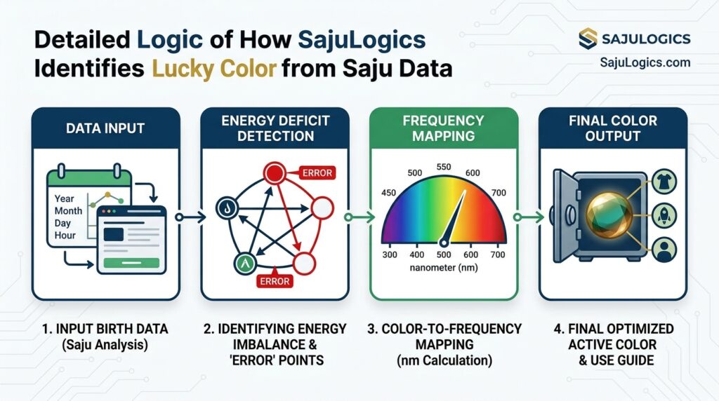sajulogics identifies lucky colors